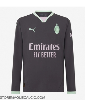 AC Milan Maglia Gara Terza Repliche 2024-25 Maniche Lunghe